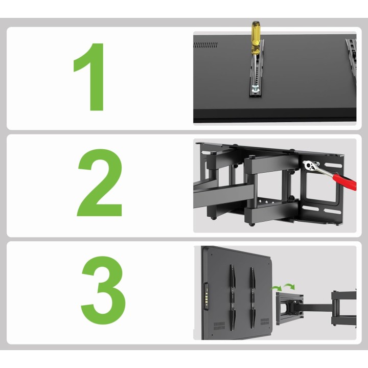 Uchwyt do TV 32–80" XMOTION – Obrotowy, Mocny, VESA | xmotion.pl
